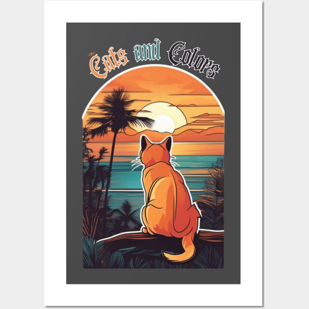 Cats and Colors Wall Art by abdellahyousra